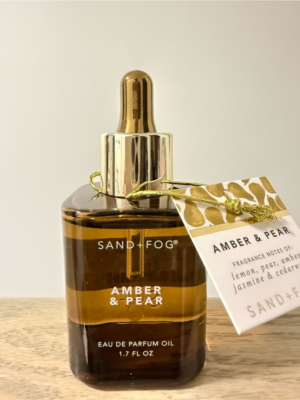 Sand+Fog Amber & Pear Fragrance Oil - Amber